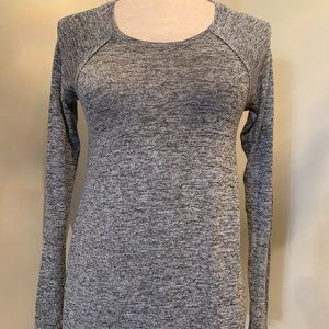 HOLLISTER Gray Long Sleeve Pullover Jersey Top